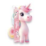 Έγχρωμη Πασχαλινή Λαμπάδα Unicorn Μονόκερος με Όνομα