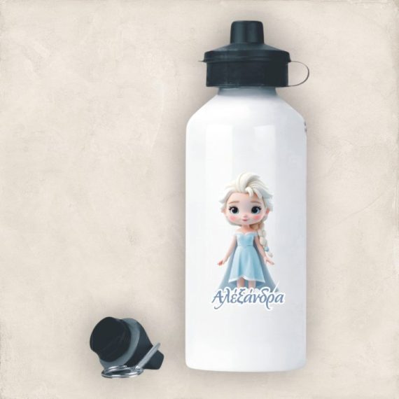 Μεταλλικό Παγούρι με Εκτύπωση Baby Frozen με Όνομα