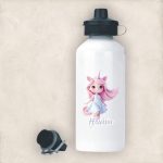 Μεταλλικό Παγούρι με Εκτύπωση Unicorn Baby Girl με Όνομα