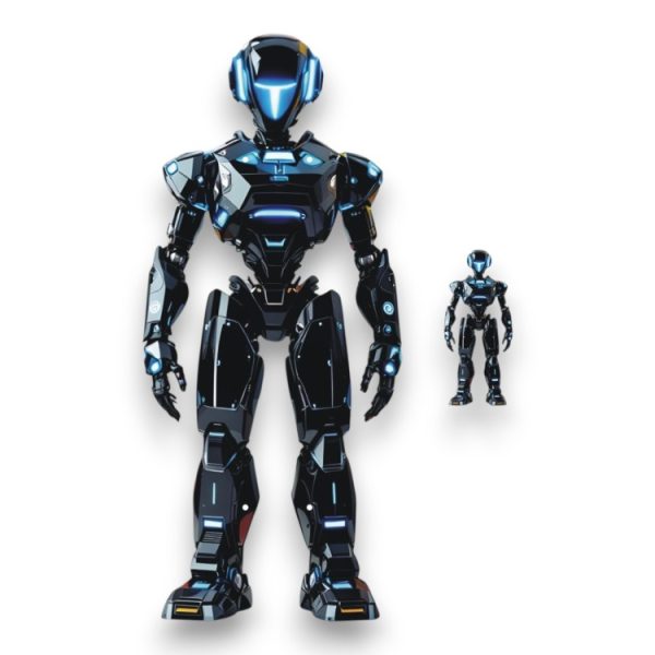 Πασχαλινή Βάση Λαμπάδας Robot με Ξύλινο Στοιχείο - Περίγραμμα