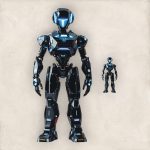 Πασχαλινή Βάση Λαμπάδας Robot με Ξύλινο Στοιχείο - Περίγραμμα
