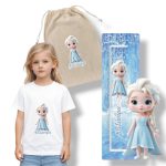 Πασχαλινός Σάκος Baby Frozen με Λαμπάδα και Μπλουζάκι