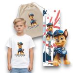 Πασχαλινός Σάκος Chase Paw Patrol με Λαμπάδα και Μπλουζάκι