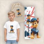 Πασχαλινός Σάκος Chase Paw Patrol με Λαμπάδα και Μπλουζάκι