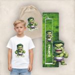 Πασχαλινός Σάκος Hulk Μωρό με Λαμπάδα και Μπλουζάκι
