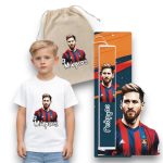 Πασχαλινός Σάκος Lionel Messi με Λαμπάδα και Μπλουζάκι