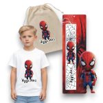 Πασχαλινός Σάκος Spider Man Μωρό με Λαμπάδα και Μπλουζάκι