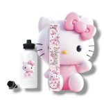 Σετ Πασχαλινή Λαμπάδα και Παγούρι Hello Kitty με Όνομα - Περίγραμμα