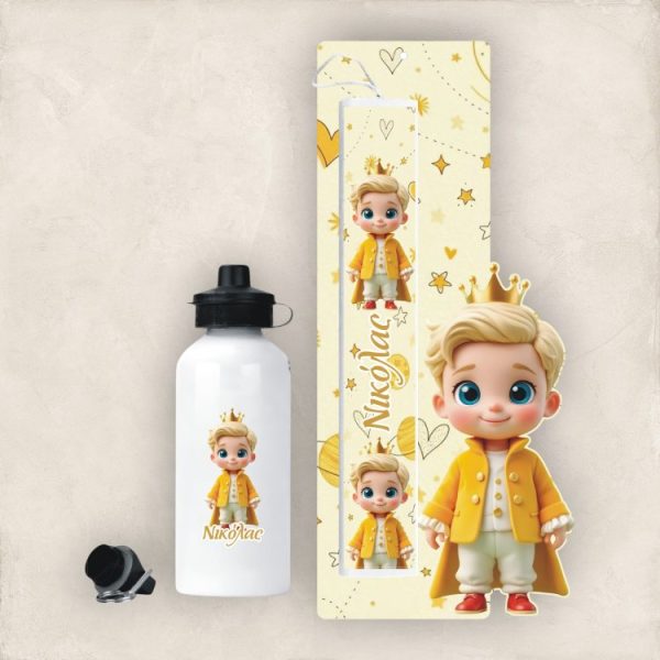 Σετ Πασχαλινή Λαμπάδα και Παγούρι Little Prince με Όνομα Σετ Πασχαλινή Λαμπάδα και Παγούρι Little Prince με Όνομα