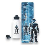 Σετ Πασχαλινή Λαμπάδα και Παγούρι Robot με Όνομα