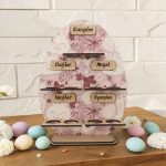 Πασχαλινή Αυγοθήκη Happy Easter με Ονόματα - 10 Αυγών