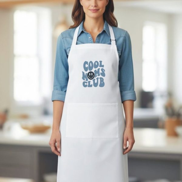 Δώρο Γιορτή Μητέρας Ποδιά Cool Moms Club με Αφιέρωση
