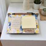 Αναμνηστικό Δώρο Για Δασκάλους Notebook Watercolor Floral με Αφιέρωση και Όνομα