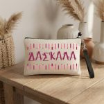 Δώρο για Δασκάλα Λινό Τσαντάκι Minimal Ρίγες