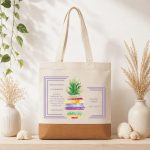 Δώρο για Δασκάλα Τσάντα Φελλός Pineapple με Αφιέρωση