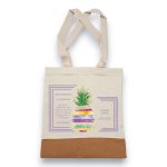 Δώρο για Δασκάλα Τσάντα Φελλός Pineapple με Αφιέρωση