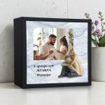 Κορνίζα Αλουμίνιο Αγκαλιά με Μπαμπά Με Φωτογραφία και Αφιέρωση – Κορίτσι