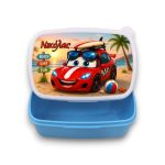 Σχολικό Δοχείο Φαγητού Cartoon Car με Όνομα