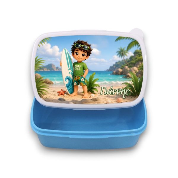 Σχολικό Δοχείο Φαγητού Surf Boy με Όνομα