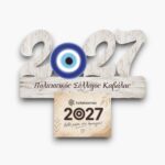 Ξύλινο Ημερολόγιο 2027 Μάτι Λευκό Ξύλο