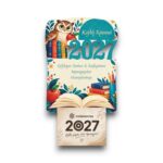 Ξύλινο Ημερολόγιο για Σχολεία 2027 Σοφή Κουκουβάγια
