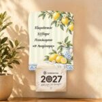 Ξύλινο Ημερολόγιο Τοίχου 2027 Παστέλ Σύνθεση Λεμόνια Ξύλινο Ημερολόγιο Τοίχου 2027 Παστέλ Σύνθεση Λεμόνια